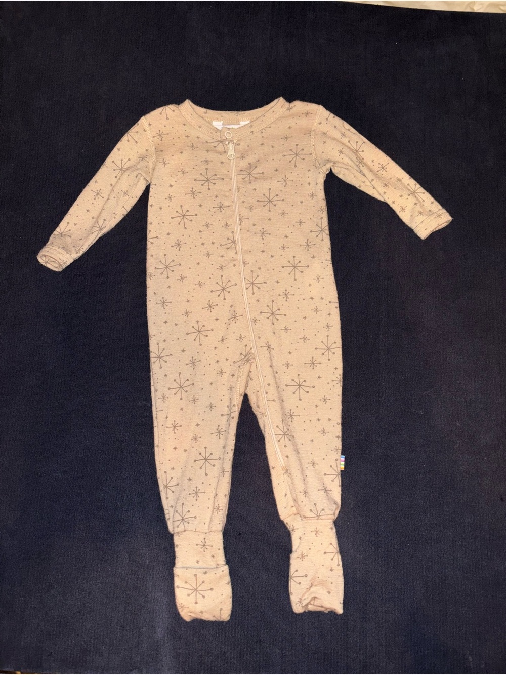 Joha infant 100% merino wool sleeper pajama footy convertible
